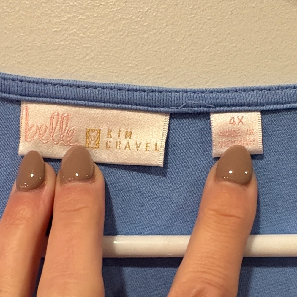 Belle by Kim Gravel Sky Blue Cardigan - Picture 2 of 4